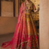 Pakistani Multicolour Embroidered Silk-Blend Lehenga Set (3-Piece) - Image 2