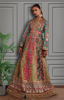 Pakistani Multi-Colour Zardozi Silk Floor-Length Pishwas (1-Pc) - Image 3