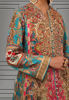 Pakistani Multi-Colour Zardozi Silk Floor-Length Pishwas (1-Pc) - Image 7