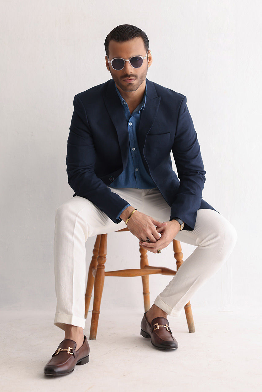 Navy Blue Lilian Groom Suit (3-Piece) - Image 2