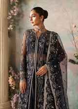 Pakistani Navy Hand-Embellished Net Salwar Kameez (3-Piece) - Image 3