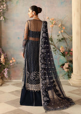 Pakistani Navy Hand-Embellished Net Salwar Kameez (3-Piece) - Image 4