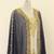 Navy Blue Zari Georgette Kaftan (1-Pc) - Image 3