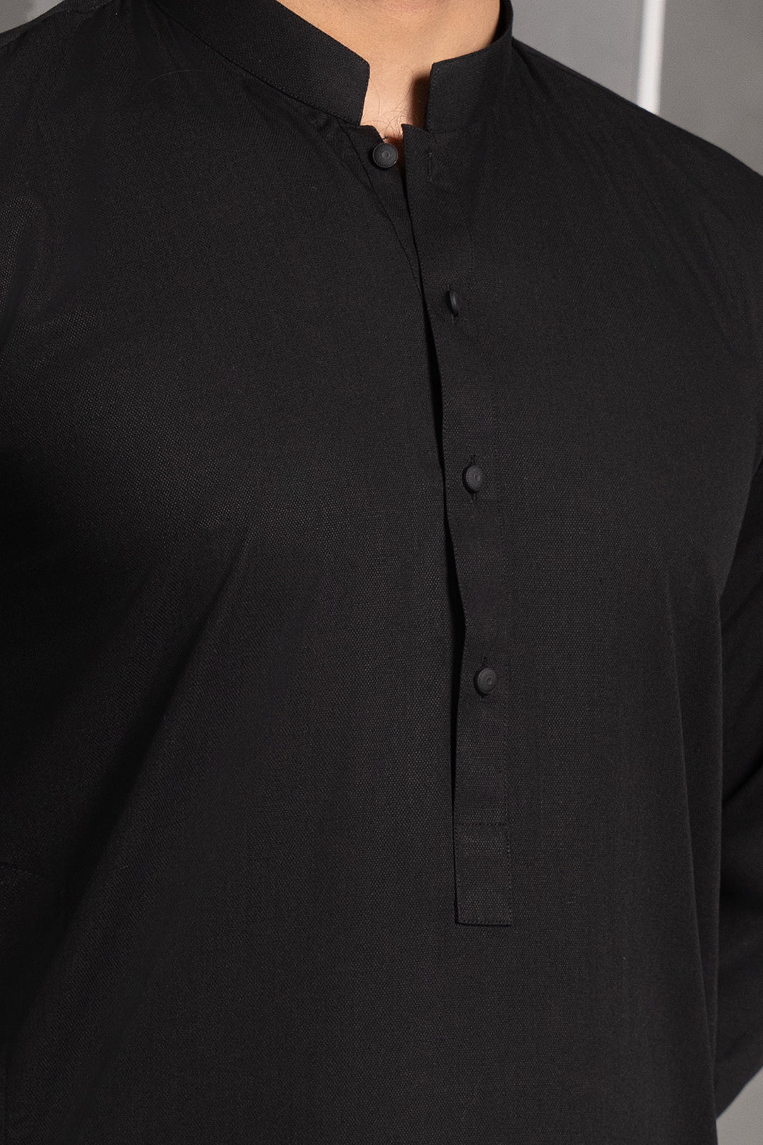 Navy Wash & Wear Shalwar Kameez (2-Piece) - Image 5