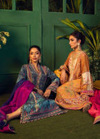 Deep Navy Embroidered Pure Silk Kurta (3-Piece) - Image 6