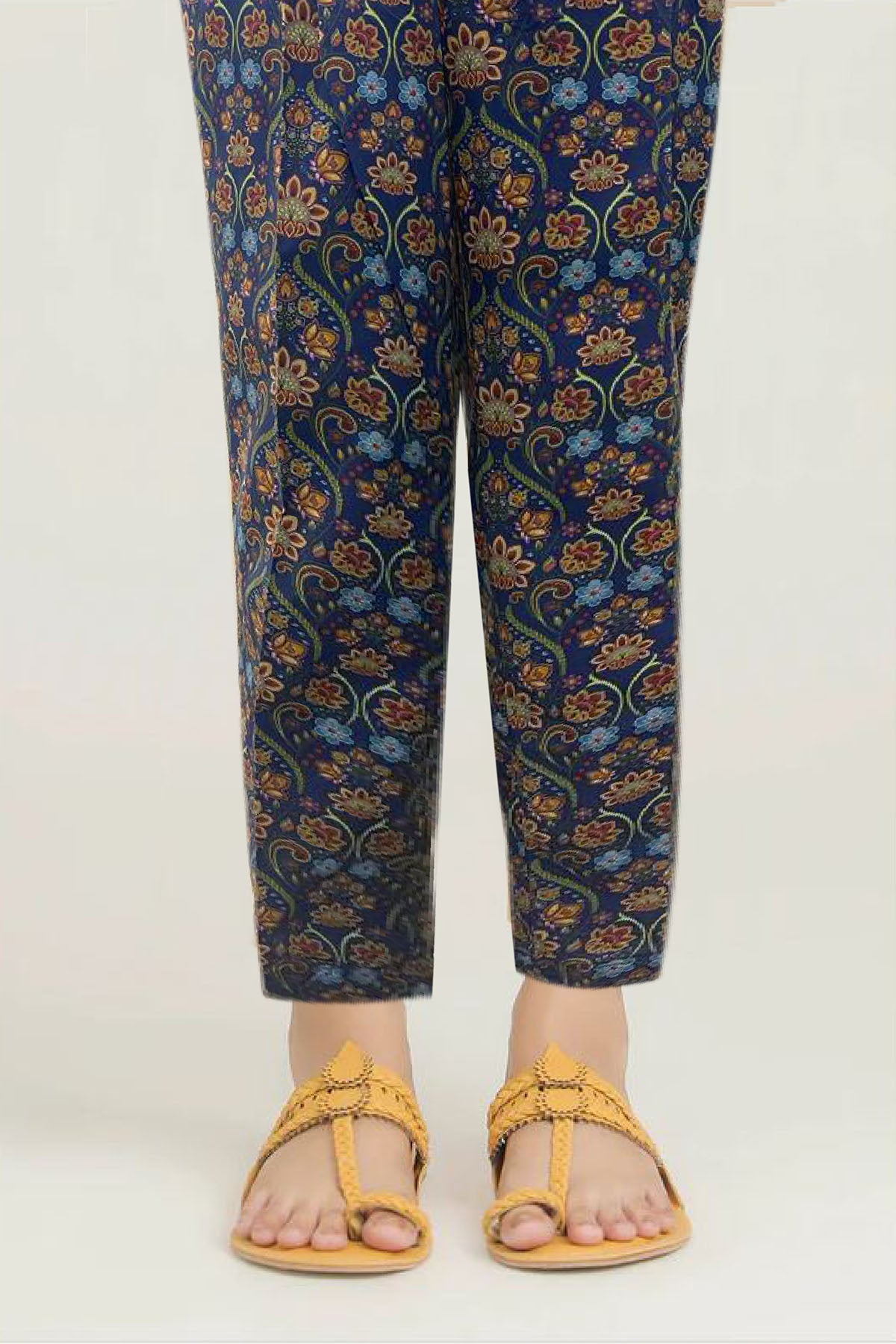 Pakistani Navy Digital Printed Cotton Straight Trouser (1-Pc) - Image 1