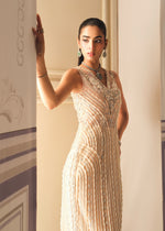Nude Embellished Net Gown (3-Piece) - Image 4