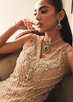 Nude Embellished Net Gown (3-Piece) - Image 6