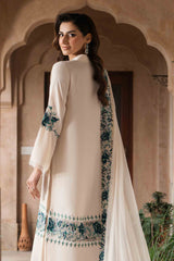 Parfait Nude Embroidered Georgette Chiffon Salwar Kameez (3-Piece) - Image 7
