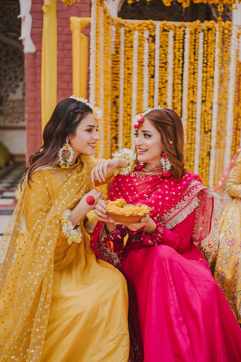 Multicolor Sequin Raw Silk Bridesmaid Maxi (2-Piece) - Image 3