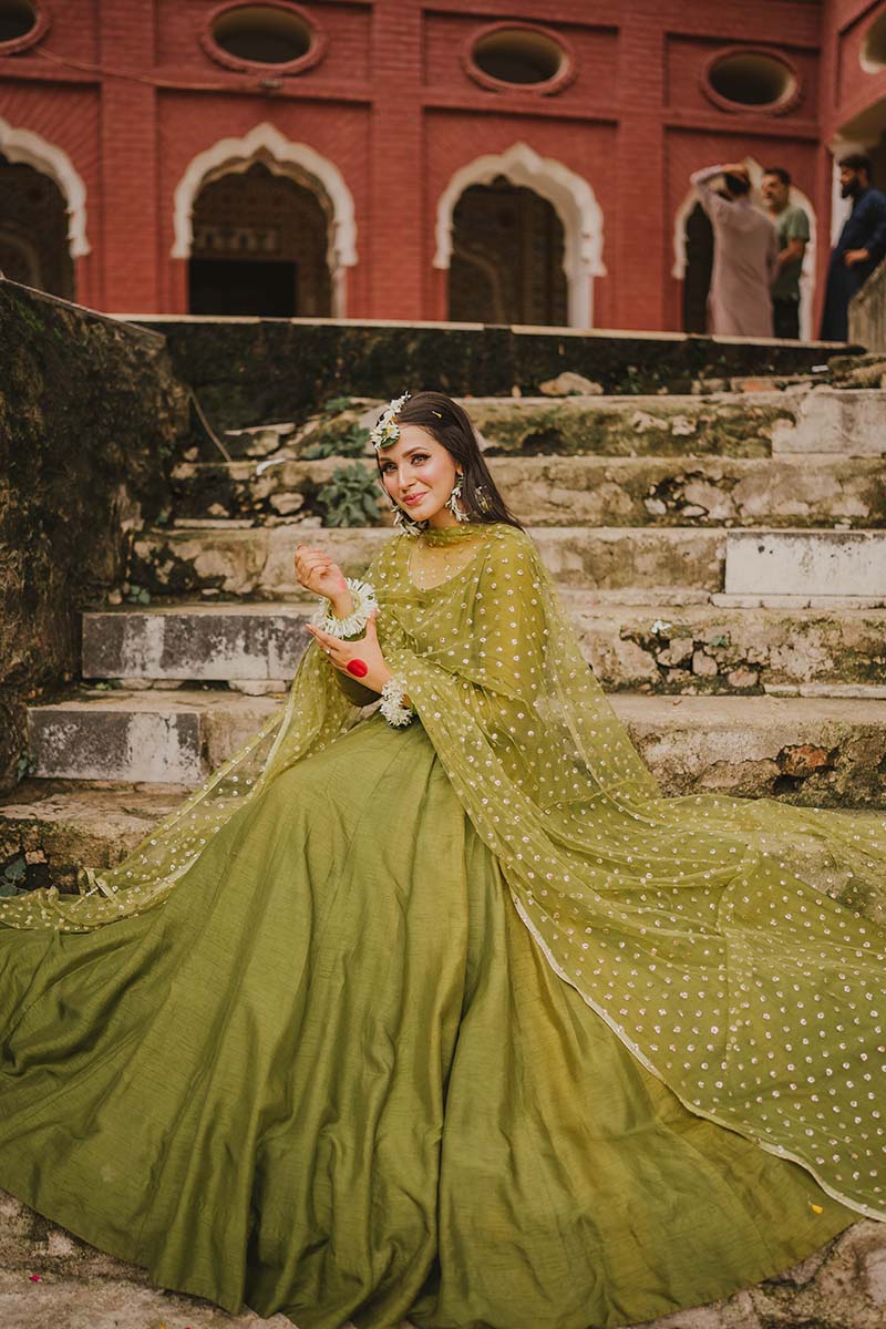 Multicolor Sequin Raw Silk Bridesmaid Maxi (2-Piece) - Image 5