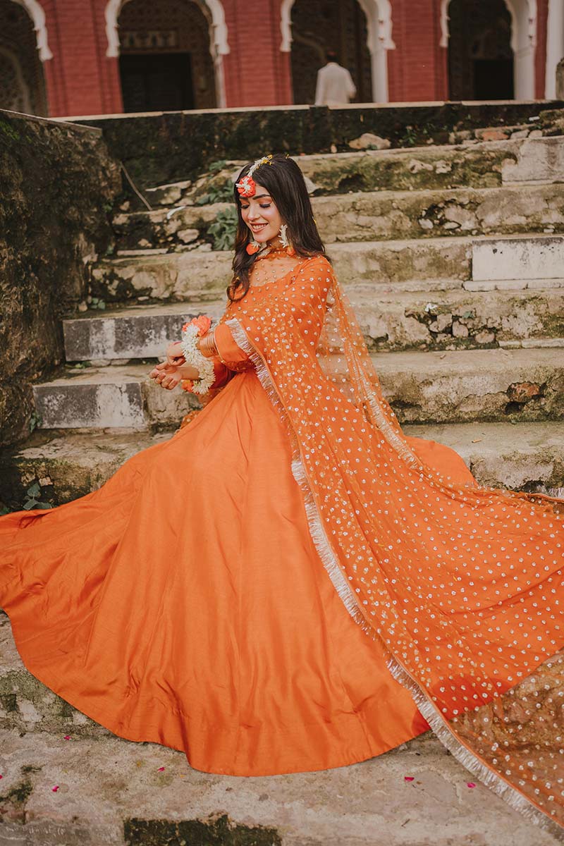 Multicolor Sequin Raw Silk Bridesmaid Maxi (2-Piece) - Image 6