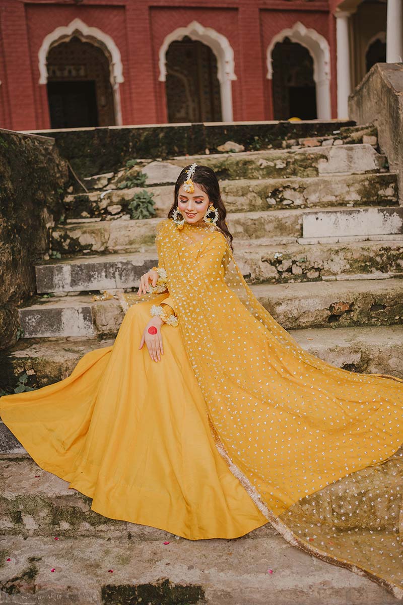 Multicolor Sequin Raw Silk Bridesmaid Maxi (2-Piece) - Image 7