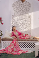 Pakistani Viva Magenta Digital Printed Lawn Anarkali Dress (2-Piece) - Image 5