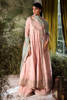 Powder Pink Embroidered Georgette Angrakha (3-Piece) - Image 7