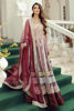 Pakistani Pink Embroidered Raw Silk Angrakha Dress (3-Piece) - Image 2
