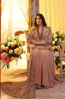 Tea-Pink Embroidered Silk Angrakha Dress (3-Piece) - Image 6
