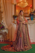 Dull Pink Kundan Zari Jamawar Gharara (3-Piece) - Image 10