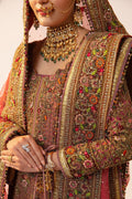 Dull Pink Kundan Zari Jamawar Gharara (3-Piece) - Image 5