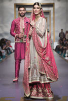 Pink Zardozi Maysuri Kalidar Gharara (3-Piece) - Image 2