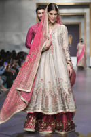 Pink Zardozi Maysuri Kalidar Gharara (3-Piece) - Image 3