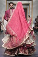 Pink Zardozi Maysuri Kalidar Gharara (3-Piece) - Image 5