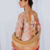 Pakistani Blush Pink Gota Embroidered Organza Gharara (3-Piece) - Image 3