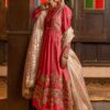 Hot Pink Zardozi Silk Bridal Gharara (3-Piece) - Image 2