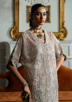 Light Pink Embroidered Net Gown (3-Piece) - Image 3