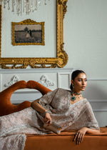 Light Pink Embroidered Net Gown (3-Piece) - Image 8