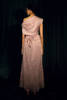 Pakistani Powder Pink Embellished Satin Silk Gown (1-Pc) - Image 5