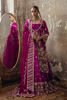 Fuchsia Pink Embroidered Organza Silk Bridal Gown (2-Piece) - Image 5
