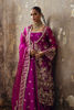Fuchsia Pink Embroidered Organza Silk Bridal Gown (2-Piece) - Image 6