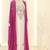 Rani Pink Zari Embroidered Georgette Kaftan (1-Pc) - Image 2