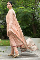 Blush Pink Zardozi Gota Jacquard Kalidar (3-Piece) - Image 6