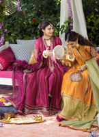 Fuchsia Embroidered Pure Silk Kalidaar (2-Piece) - Image 6