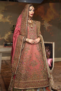 Deep Rose Katha Bridal Lehenga Set (3-Piece) - Image 7