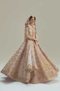 Blush Pink Zardozi Net Lehenga Choli (3-Piece) - Image 10