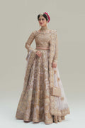 Blush Pink Zardozi Net Lehenga Choli (3-Piece) - Image 7