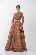 Rose Pink Embroidered Net Lehenga Choli (3-Piece) - Image 8