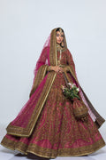 Pakistani Pink Zardozi Net Lehenga Choli (3-Piece) - Image 6