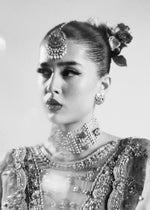 Lavender Pink Embroidered Korean Raw Silk Lehenga (3-Piece) - Image 12