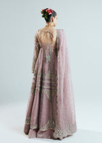 Lavender Pink Embroidered Korean Raw Silk Lehenga (3-Piece) - Image 7