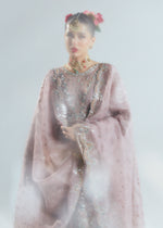 Lavender Pink Embroidered Korean Raw Silk Lehenga (3-Piece) - Image 8