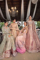 Pakistani Cyclamen Pink Embroidered Silk-Blend Lehenga (3-Piece) - Image 7