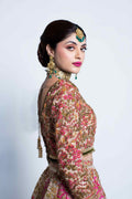 Pakistani Goshi Embroidered Tissue Lehnga Choli (3-Piece) - Image 10