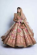 Pakistani Goshi Embroidered Tissue Lehnga Choli (3-Piece) - Image 15