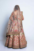 Pakistani Goshi Embroidered Tissue Lehnga Choli (3-Piece) - Image 16