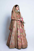 Pakistani Goshi Embroidered Tissue Lehnga Choli (3-Piece) - Image 9