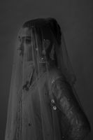 Peach Pink Chikankari Lorex Pishwas (3-Piece) - Image 7